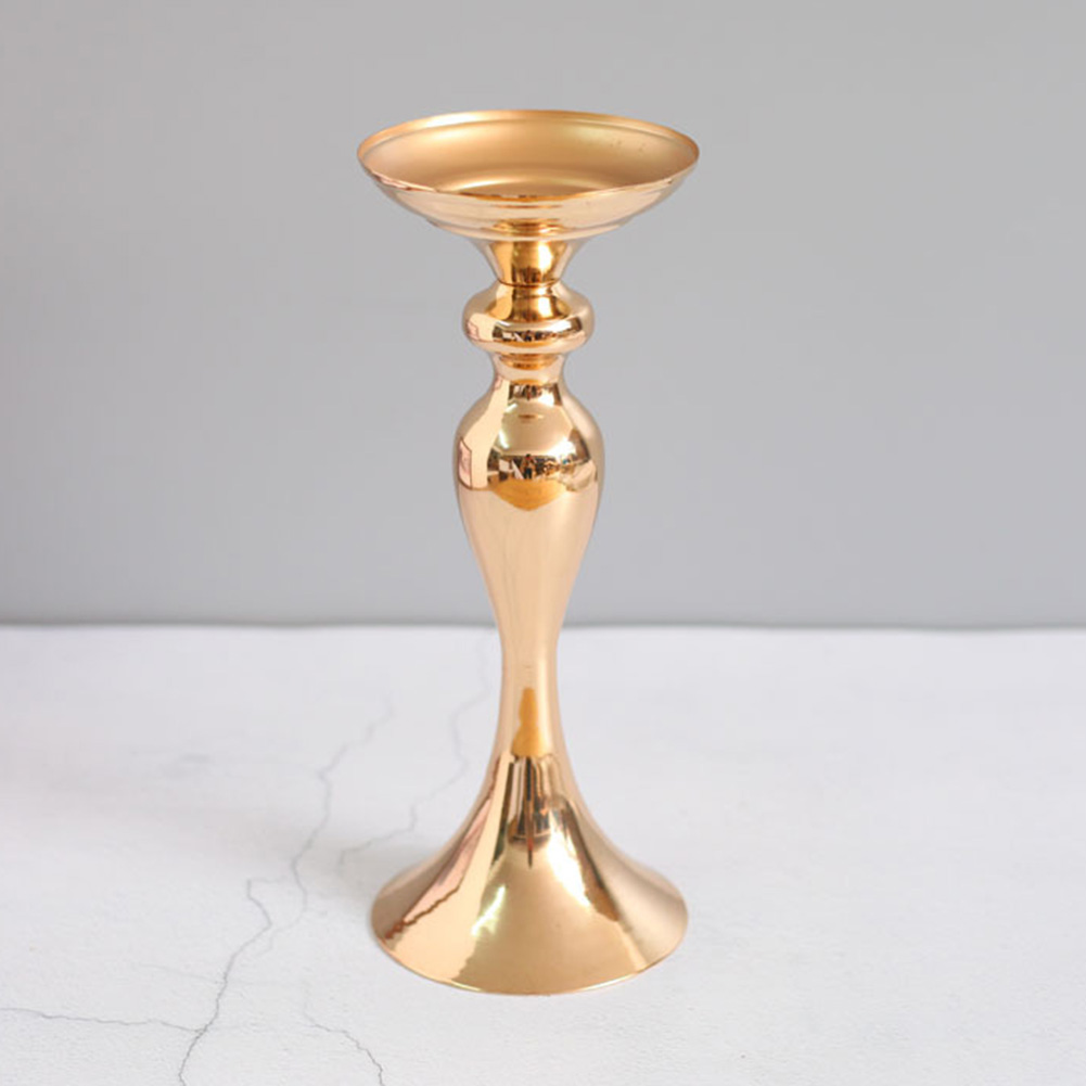 Metal Candle Holders Flowers Vase Candlestick Centerpieces Road Lead Candelabra Centerpieces Wedding porps Christmas decoration