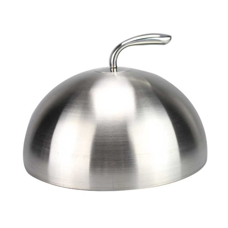 Koop 24Cm Stainless Steel Food Cover Cloche Plate Platter With Domed