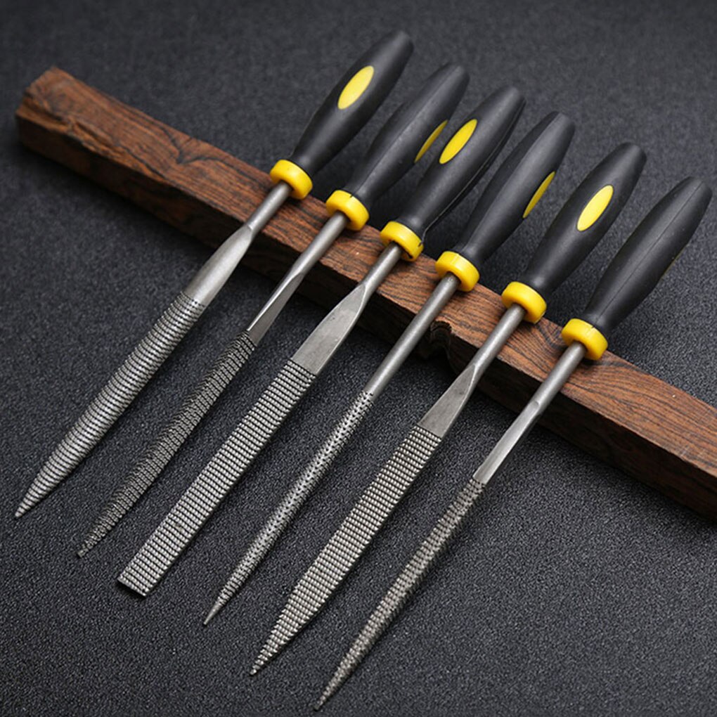 3x140mm/4x160mm/5x180mm Rasp Needle Files Set Wood Carving Tools for Steel Rasp Needle Filing Woodworking Hand File Tool