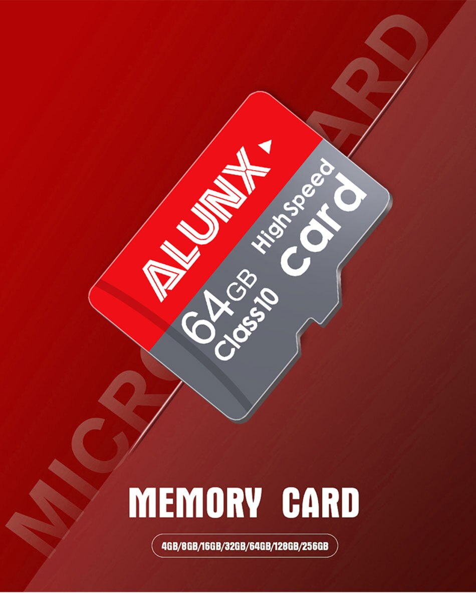 Micro  sd 128gb hukommelseskort 32gb 64gb 256 gbclasss 10-u1 microsd flash tf-kortadapter