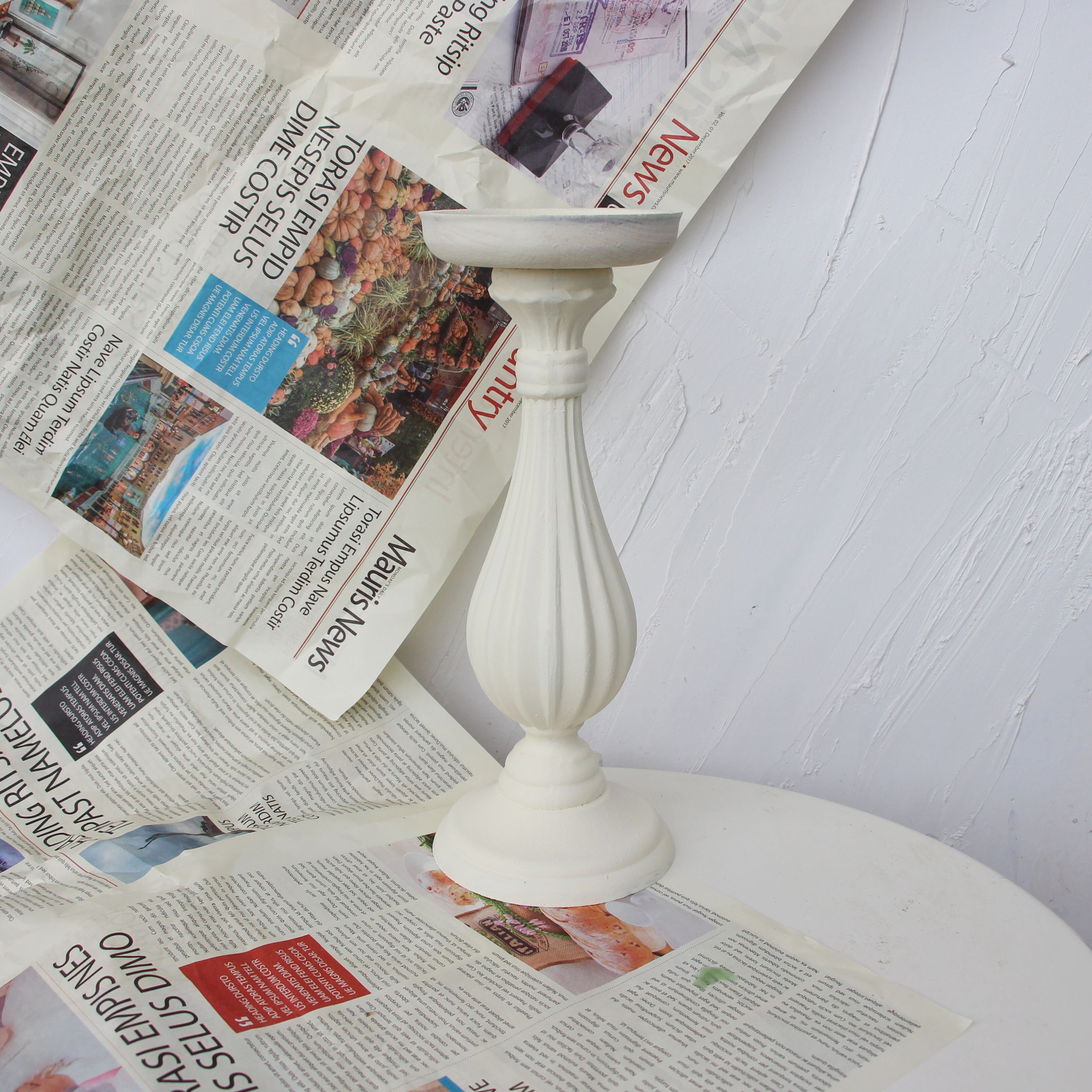 Wit Kandelaar Houten Creatieve Kandelaar Lade Kaarshouder Handgemaakte Tafel Desktop Decoratie Rustieke Bruiloft Decor: L / Donker Kaki