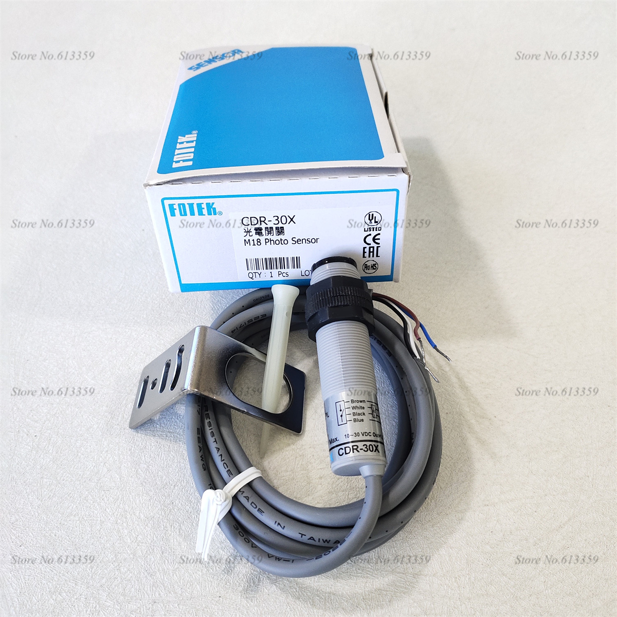 Cdr -30x cdr -10 xfotek  m18 diffus refleksion fotoelektrisk sensor