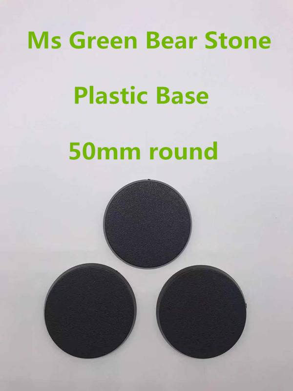 Gbs kunststoff-modellbasis 50mm rundbasis