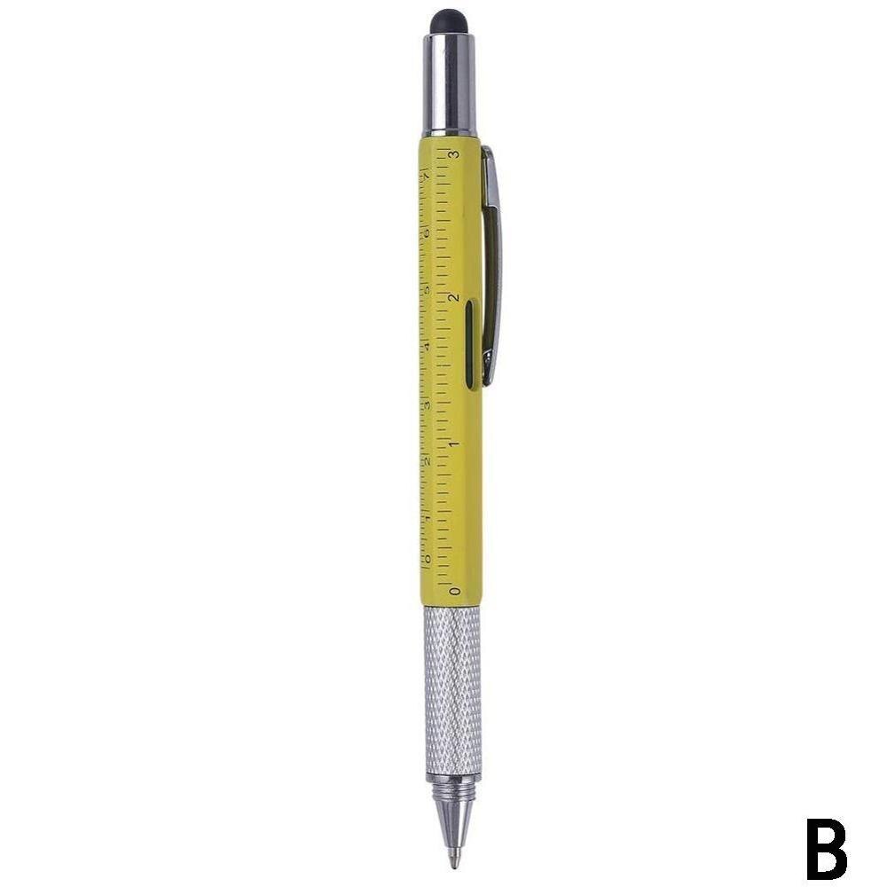 1 Pc Multifunctional Screwdriver Ballpoint Pen Screen Metal School stationery supplie pens office Tool X5A3: B