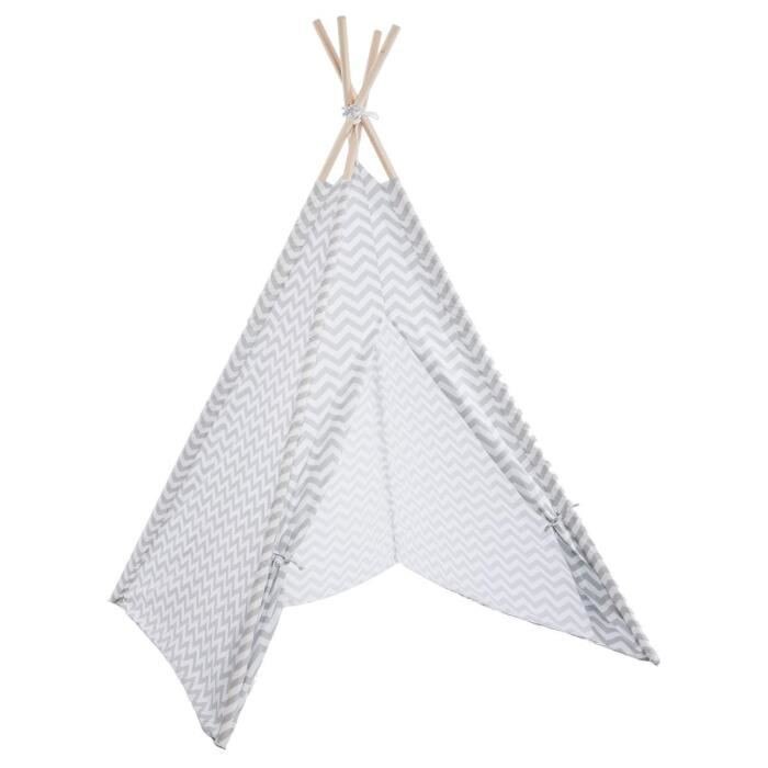 120*120*150cm tende per bambini portatili Tipi Play House tela di cotone tenda da gioco Wigwam bambino piccola Teepee decorazione della stanza HWC: 01
