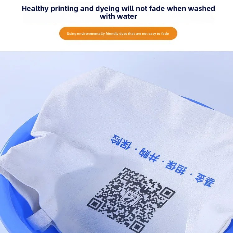 Puur katoenen canvas tas Milieuvriendelijke boodschappentas Meerkleurige draagbare lege tas Borduren Bedrukte draagtas voor maatwerk