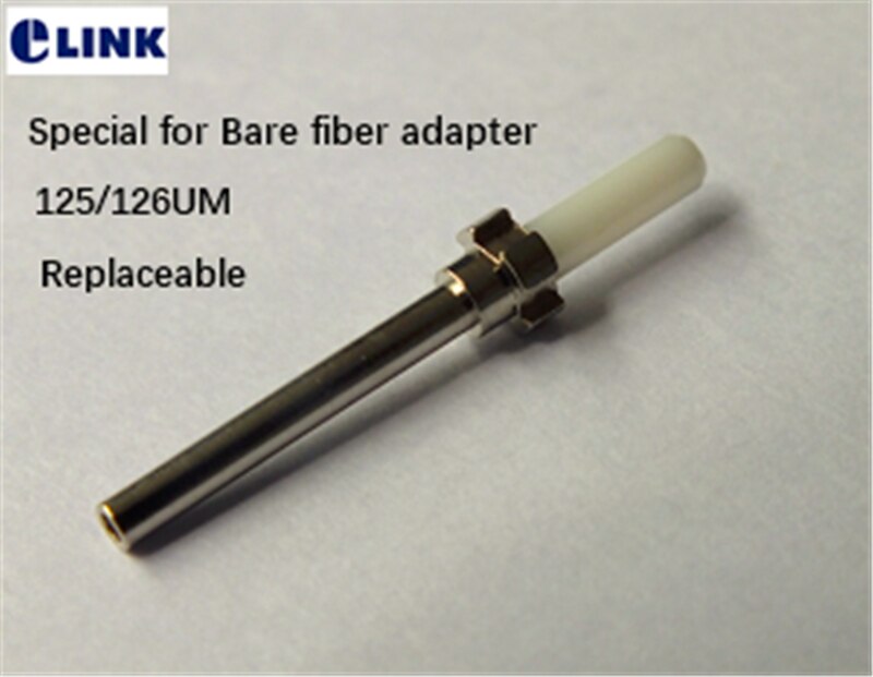 10pcs 250um ceramic ferrule special for FC SC UPC bare fiber adapter bare optical fibre ftth coupler testing 125um/126um ELINK