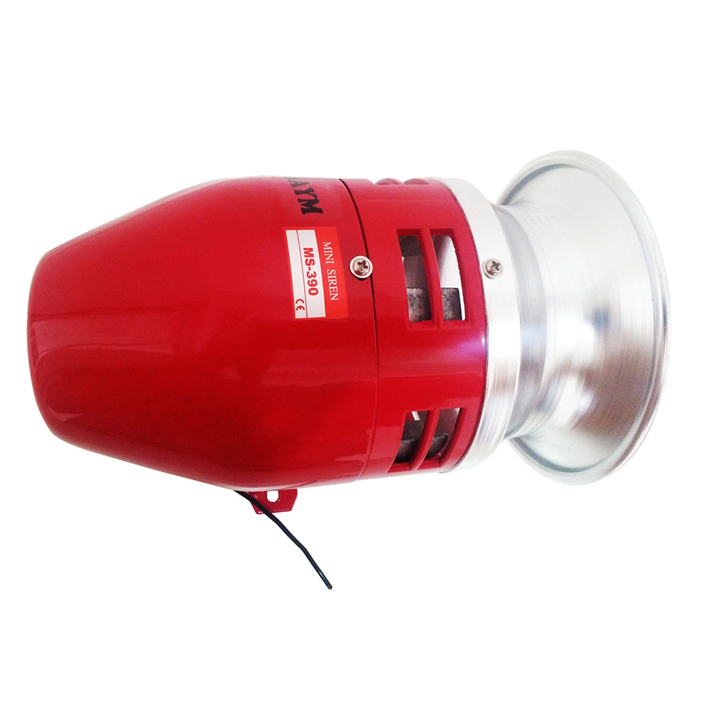 Motor sirene MS-390 12 V 24 V 220 V Automotive Air Raid Siren Horn Auto Lkw Motor Angetrieben Alarm kleine motor summer