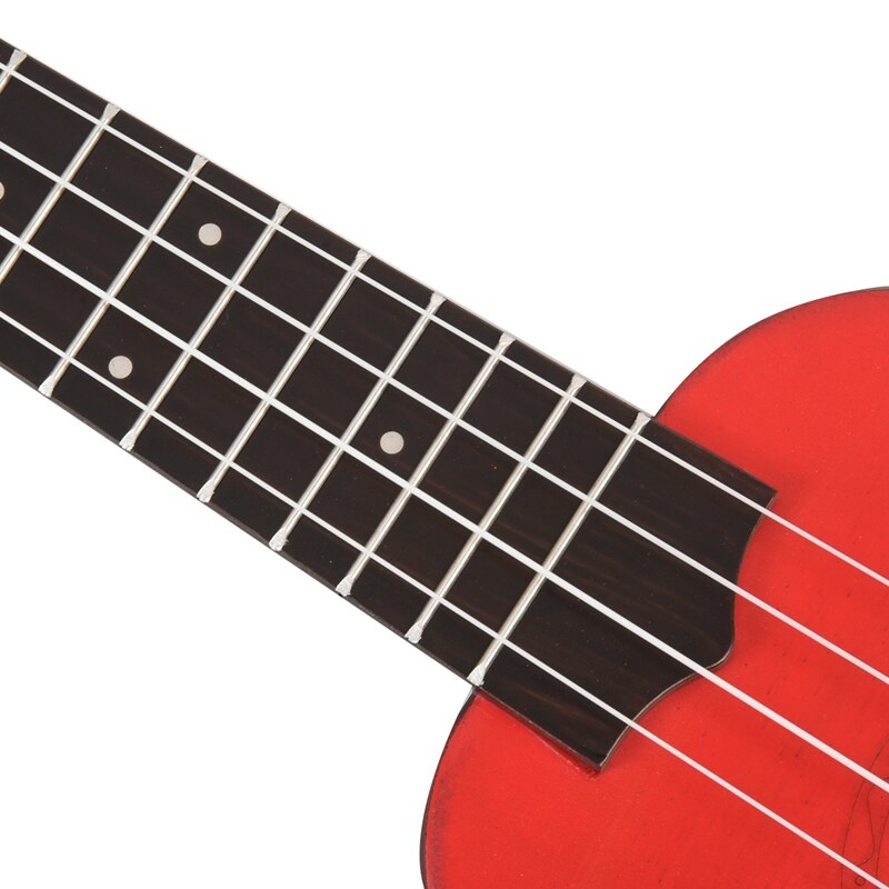 Ukelele pintado a mano Combo 21, Soprano negro de 4 cuerdas, bajo Uke, instrumento Musical de cuerda perfecto para principiantes