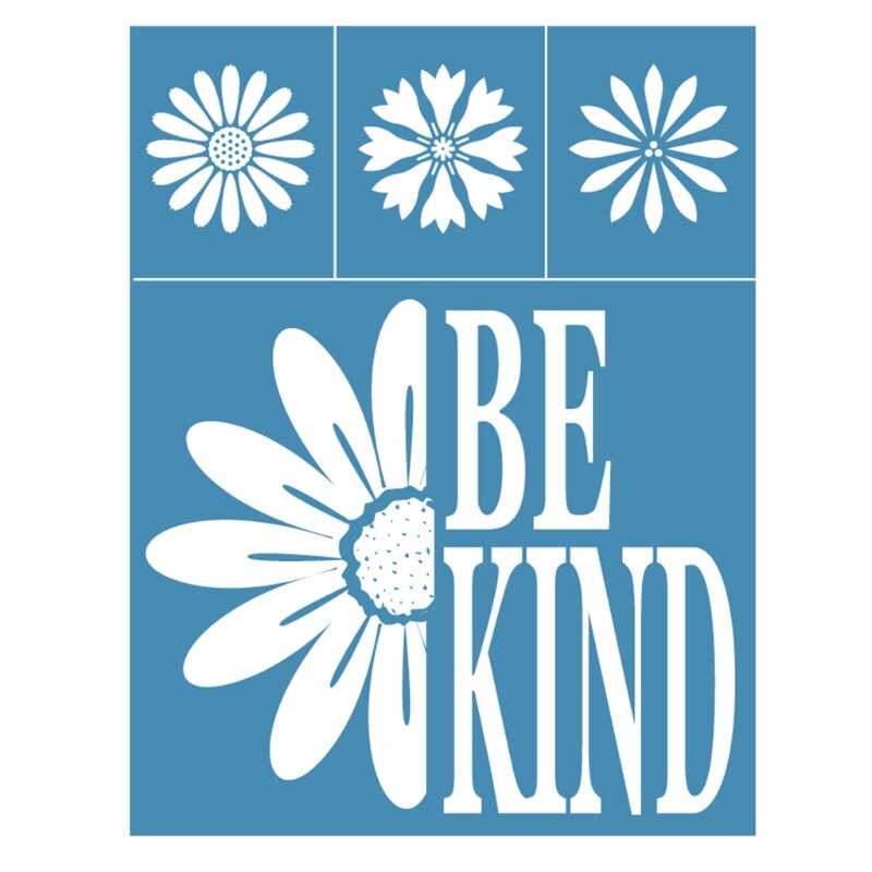 Car Self-Adhesive Silk Screen Printing Stencil Reusable Sign Stencils Painting: 81