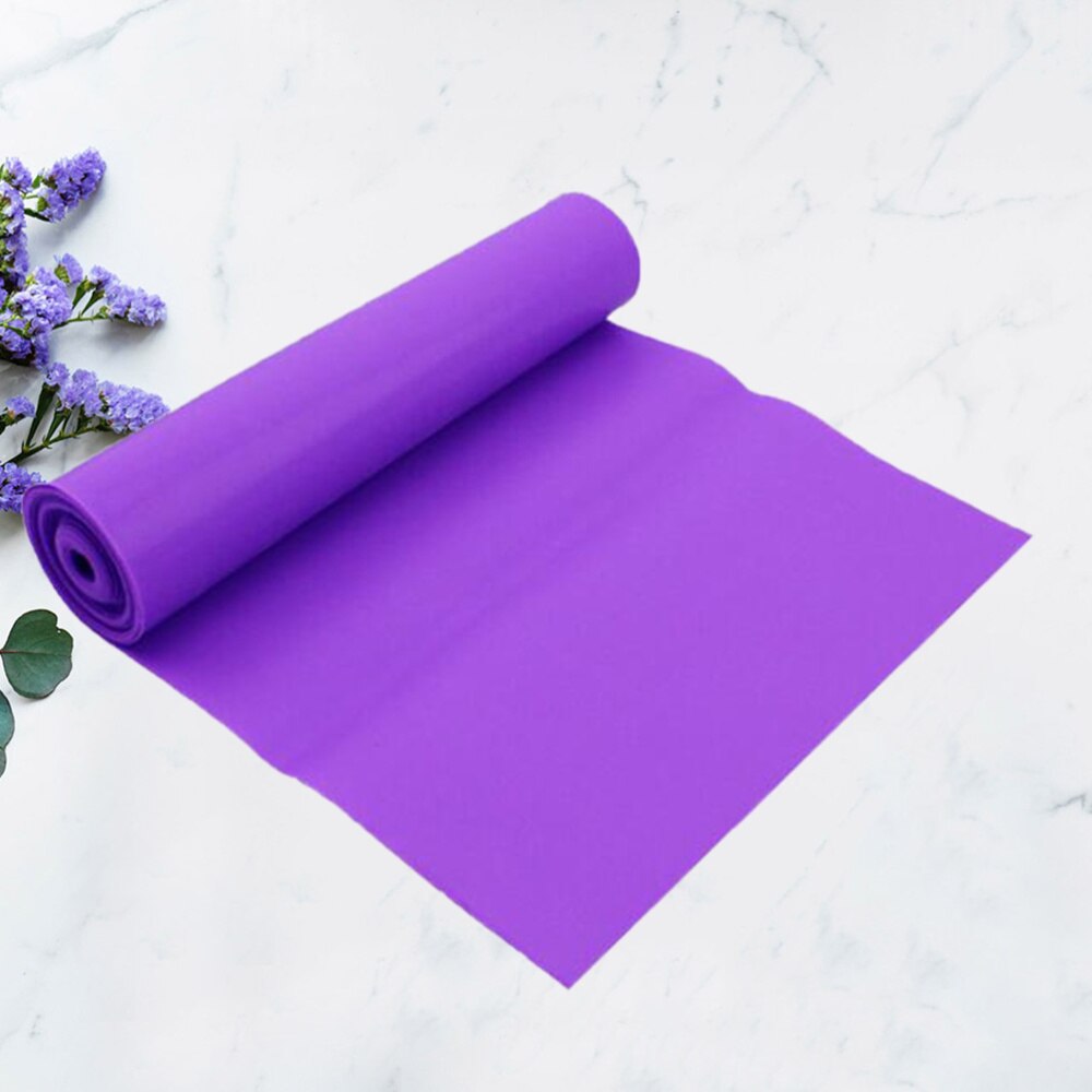 Milieuvriendelijke, geurloze latex yogastrip, stretchband, fitnessband voor training en oefeningen (willekeurige kleur)