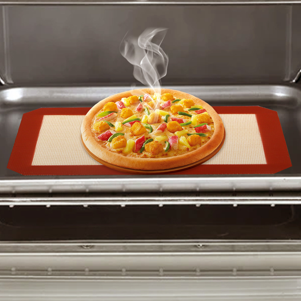 Varmebestandig silikonemåtte til ovn bagemåtte til småkager /brød/ /kiks/pust/eclair perforeret silikone nonstick måtteværktøj