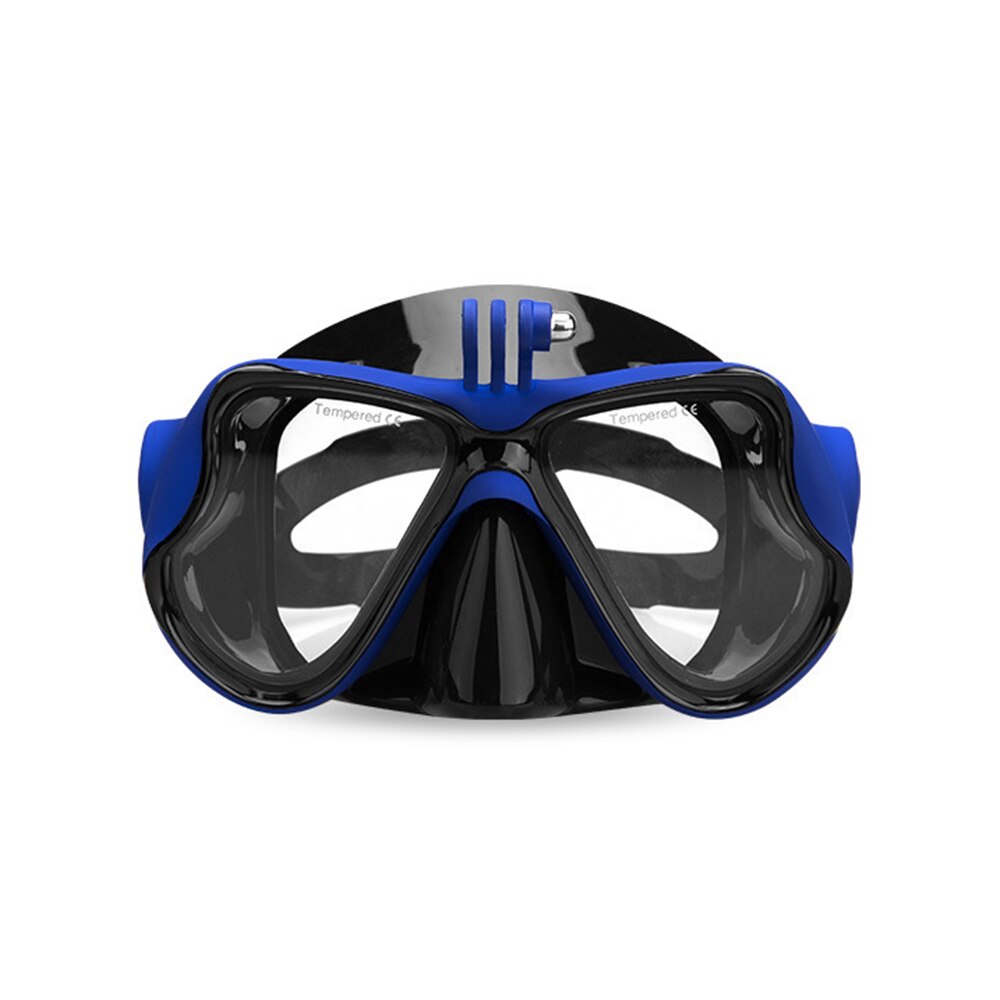 Dry Snorkel Mask Set Snorkeling Gear Foldable Snorkel Goggles Anti Fog Tempered Glass Snorkel Goggles for Swimming Scuba Diving