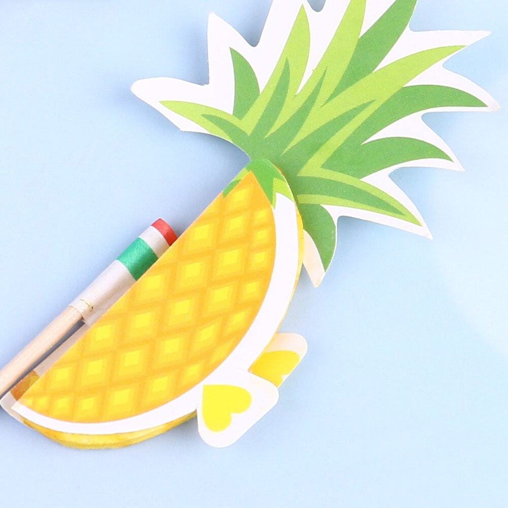 50 Stuks Wegwerp Fruit Picks Bamboe Cocktail Drink Picks Sticks Feestartikelen Gunsten Voor Thuis Bar (Honingraat Ananas Patroon)