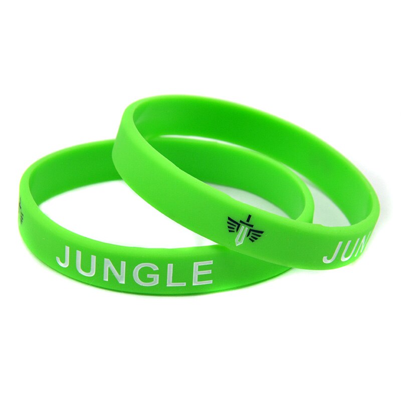 OBH 50PCS Game Silicone Rubber Wristband MID TOP ADC SUPPORT JUNGLE