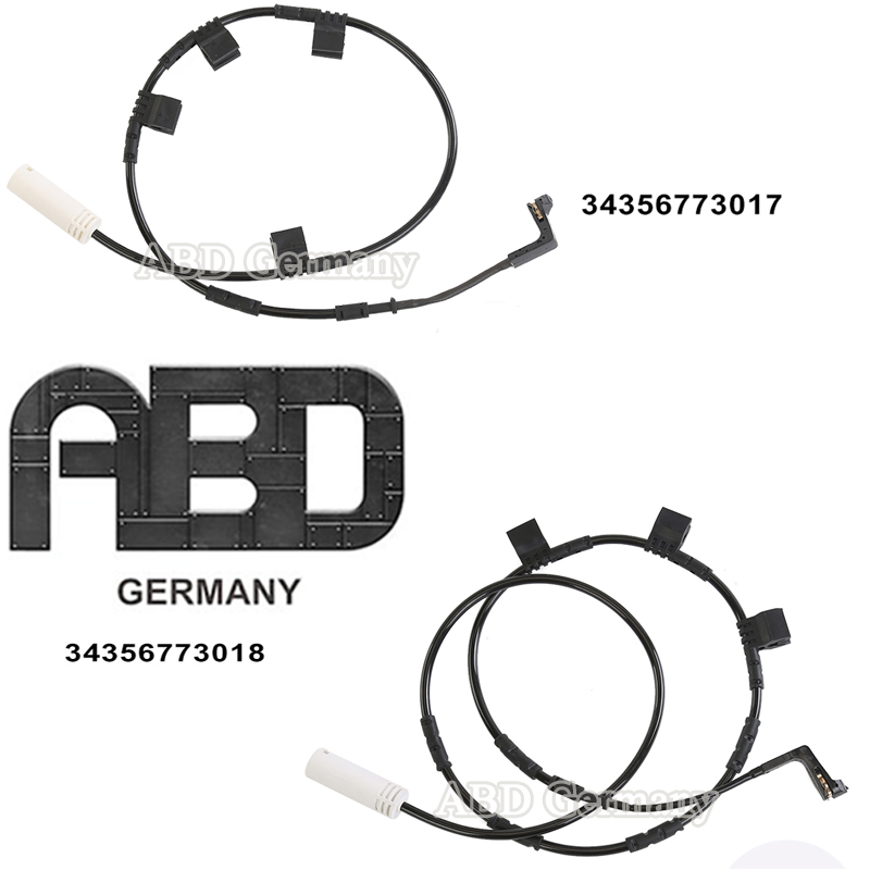 ABD Duitsland Voor & Achter Remblokslijtage Sensor Vervangt 34356773017 & 34356773018 voor BMW Mini Cooper S R56