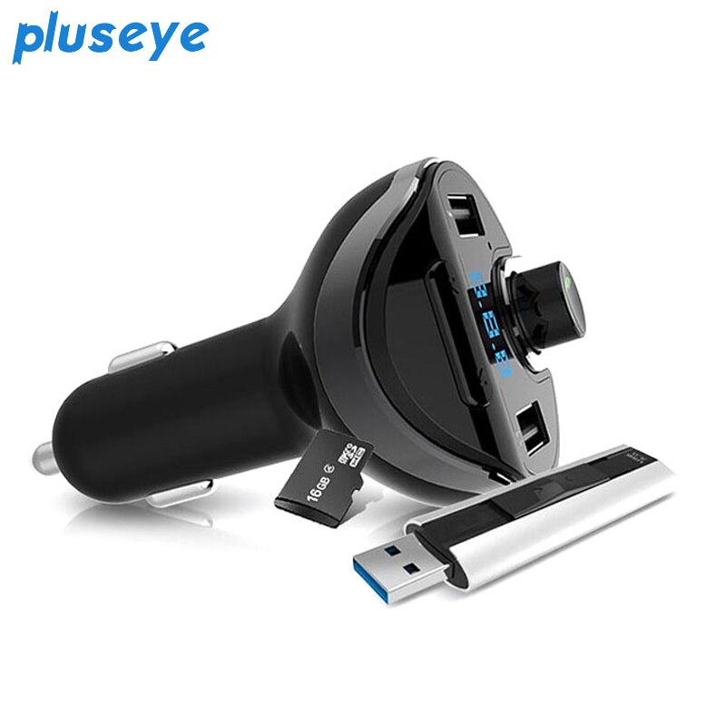 Auto MP3 Speler FM Modulator Zender Bluetooth Handsfree Call Dual USB Autolader Spanning Diagnostische Ondersteuning Tf-kaart Muziek