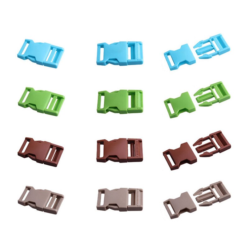 50 Stuks Plastic Gespen 25Mm 15 Kleuren Dual Verstelbare Zijsluiting Voor Rugzak Bagage Reistassen 1 Inch spanbanden
