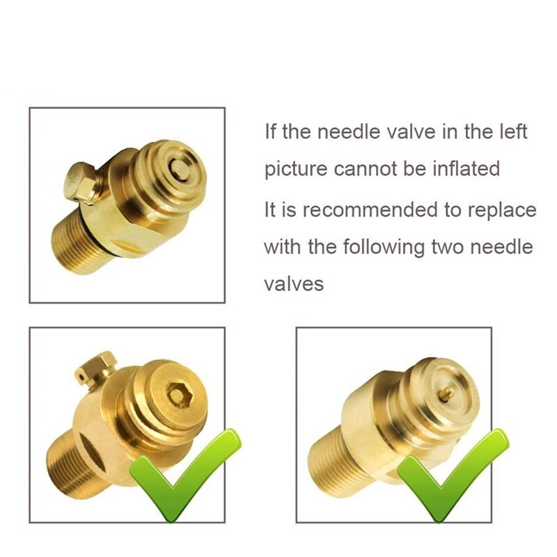 G1/2 CO2 Cylinder Refill Adapter Hose, CO2 Refill Station Connector Kit for Filling Soda Maker for Sodastream Tank