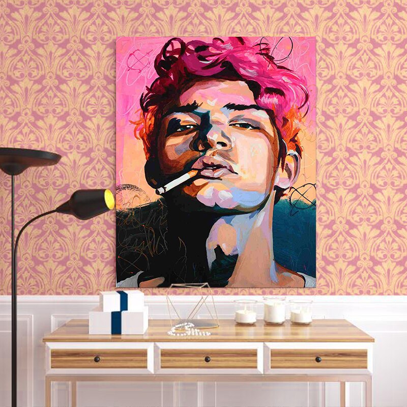 paint by number art painting by numbers Abstract character portrait custom personality living room decoration decompression