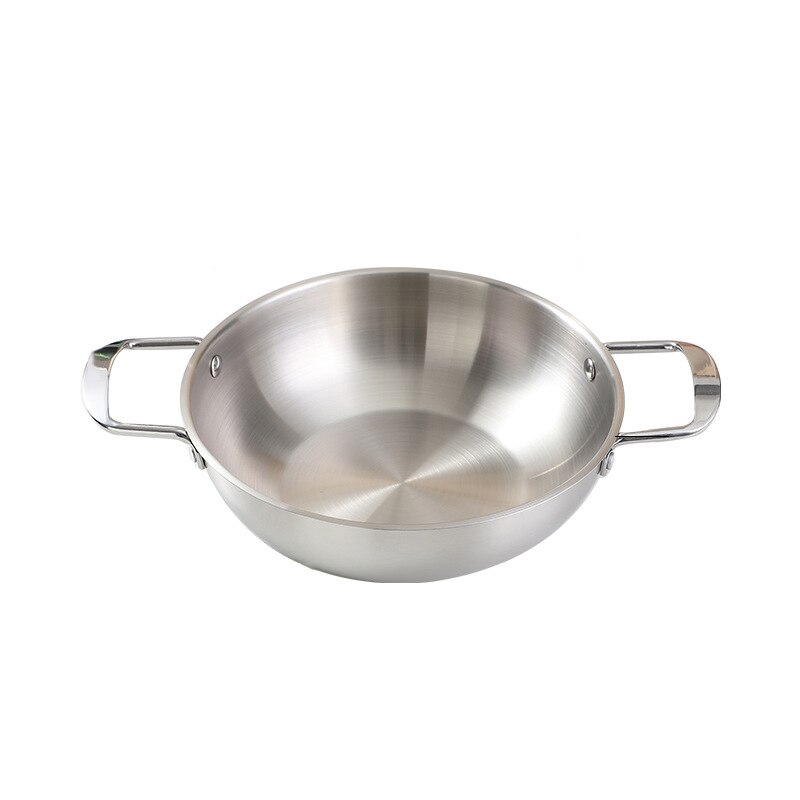 18/20/22cm Stainless Steel Seafood Pot Kitchen Cookware Noodle Pot Soup Pot Cooking Pot Accessories: Silver / 20cm