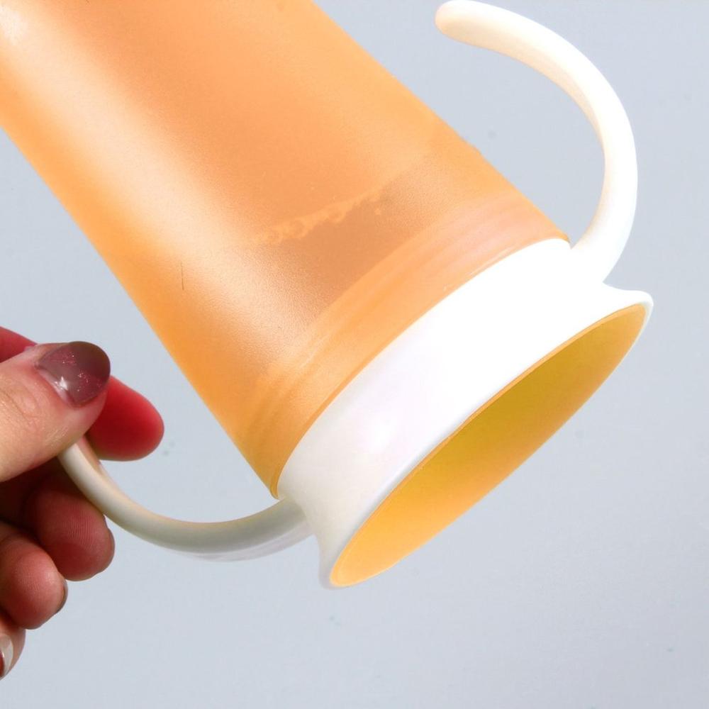 360 grad Gedreht Baby Lernen Trinken Ablauf Tasse freundlicher Wasser Fütterung Tassen Flasche mit Doppel Griff kippen Deckel Leck Beweis magie Tasse