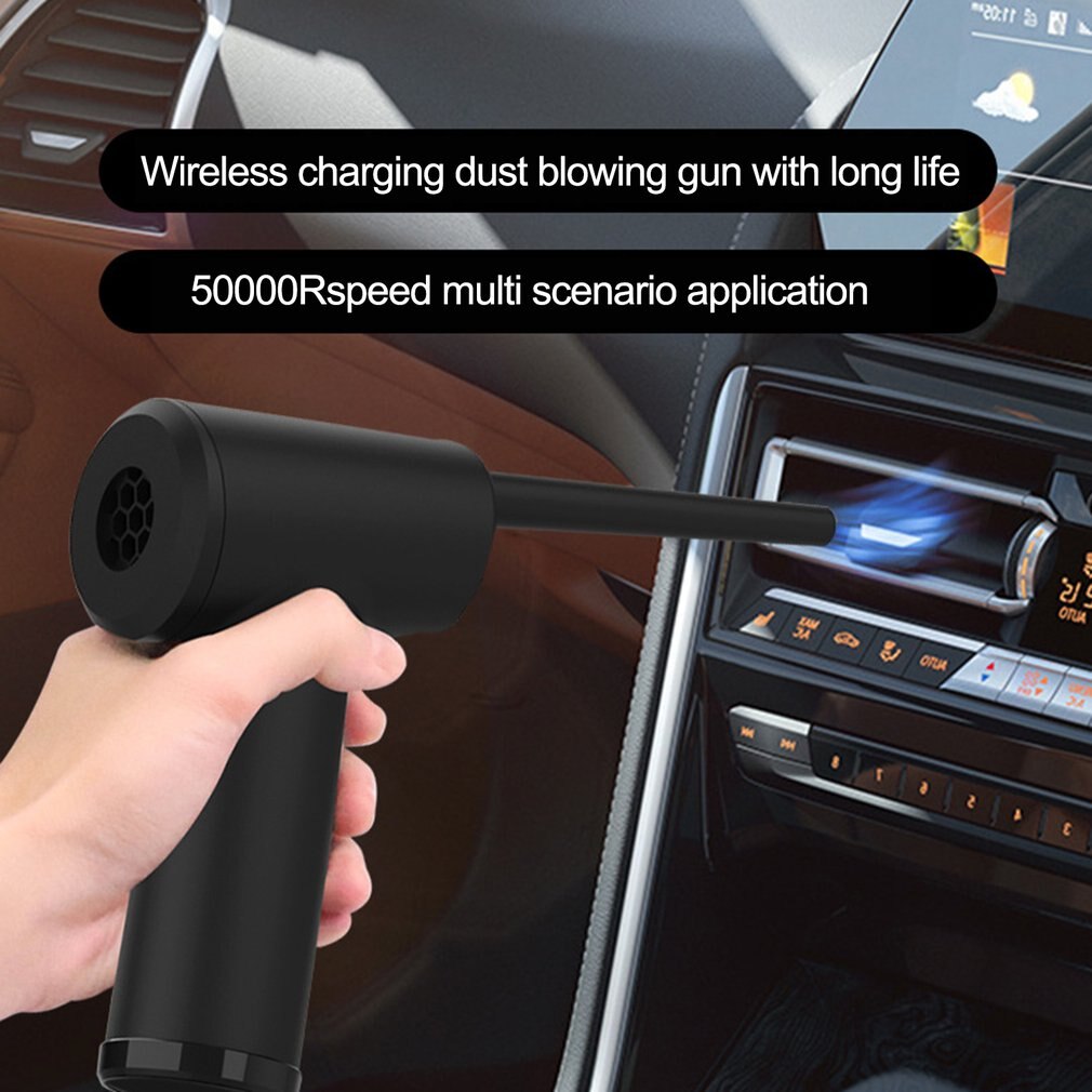 5V Car Electric Wireless Air Duster Computer Keyboard Camera Cleaning Duster Air Duster Cleaning Duster Handheld 45000rpm