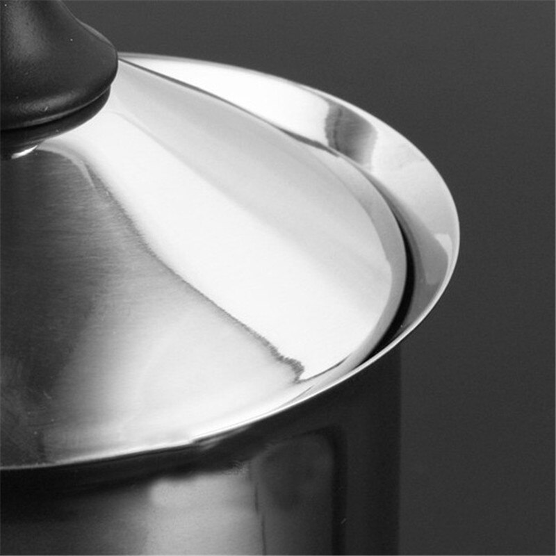 400ml Stainless Steel Milk Frother Double Mesh Milk Creamer Milk Foam
