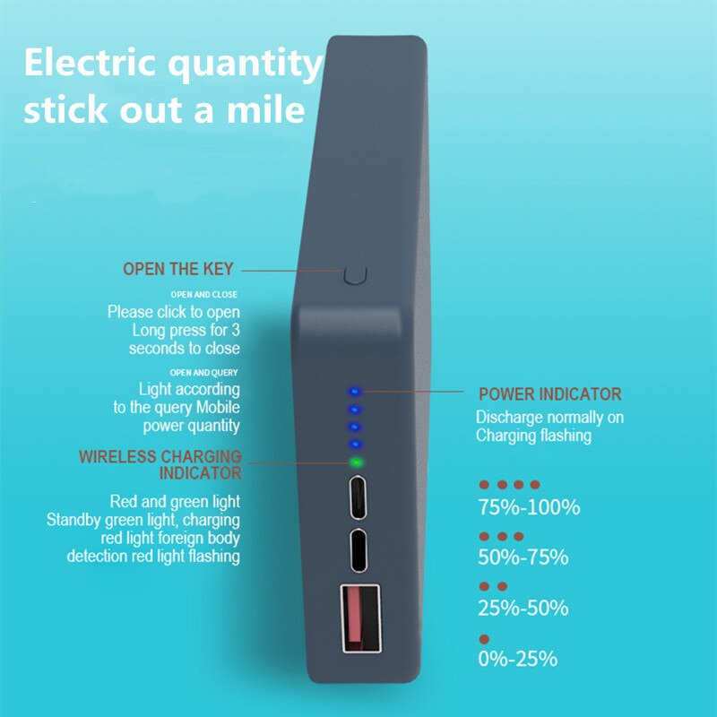 Power Bank 15W Magnetic Wireless 10000mAh For Magsafe Fast Charger External Battery For iphone 12 12Pro 12proMax 12mini Charging