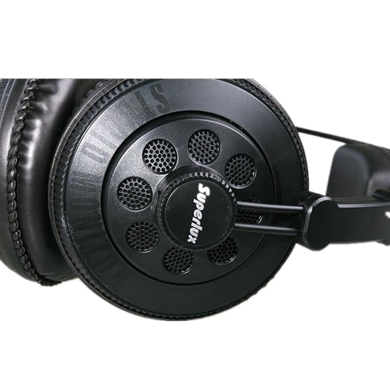 Superlux HD668B Hoofdtelefoon Professionele Semi-open Studio Standaard Dynamische Headset Monitoring Voor Muziek Afneembare diepe Bas