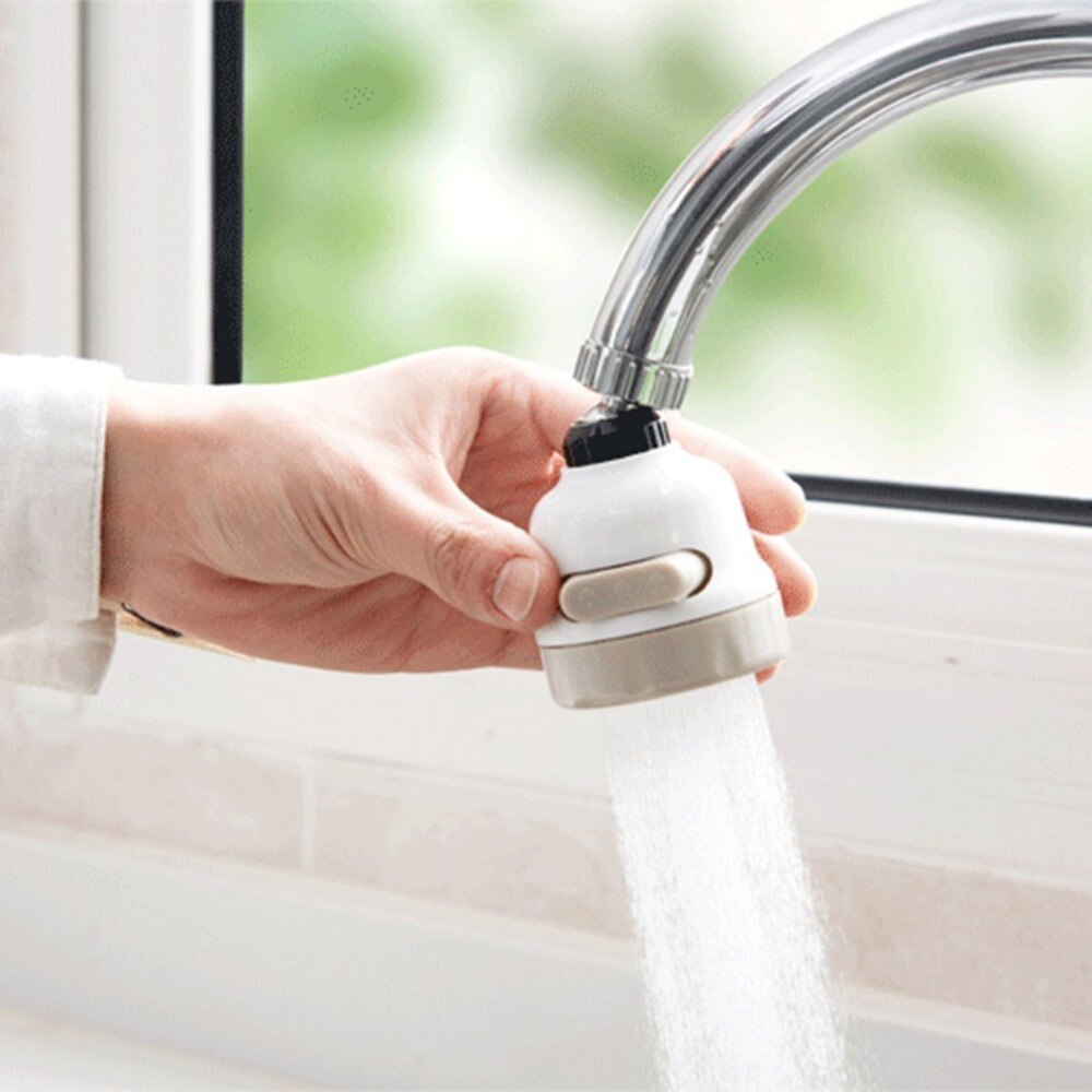 Water Tap Filter Kraan Splash-Proof Keuken Filter 360 Graden Roterende Druk Splash-Proof Verstelbare Tap Accessoire