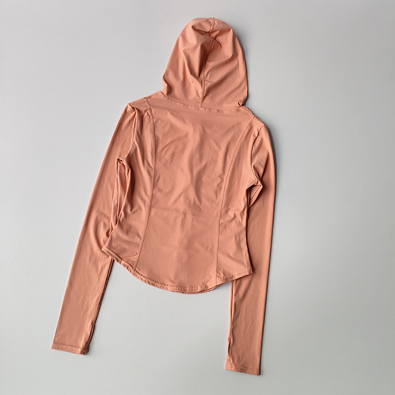 Women Yoga Jacket Long Sleeve Sports Tops Zip Fitness Shirt Winter Warm Hoodie Gym Top Activewear Running Coats Workout Clothes