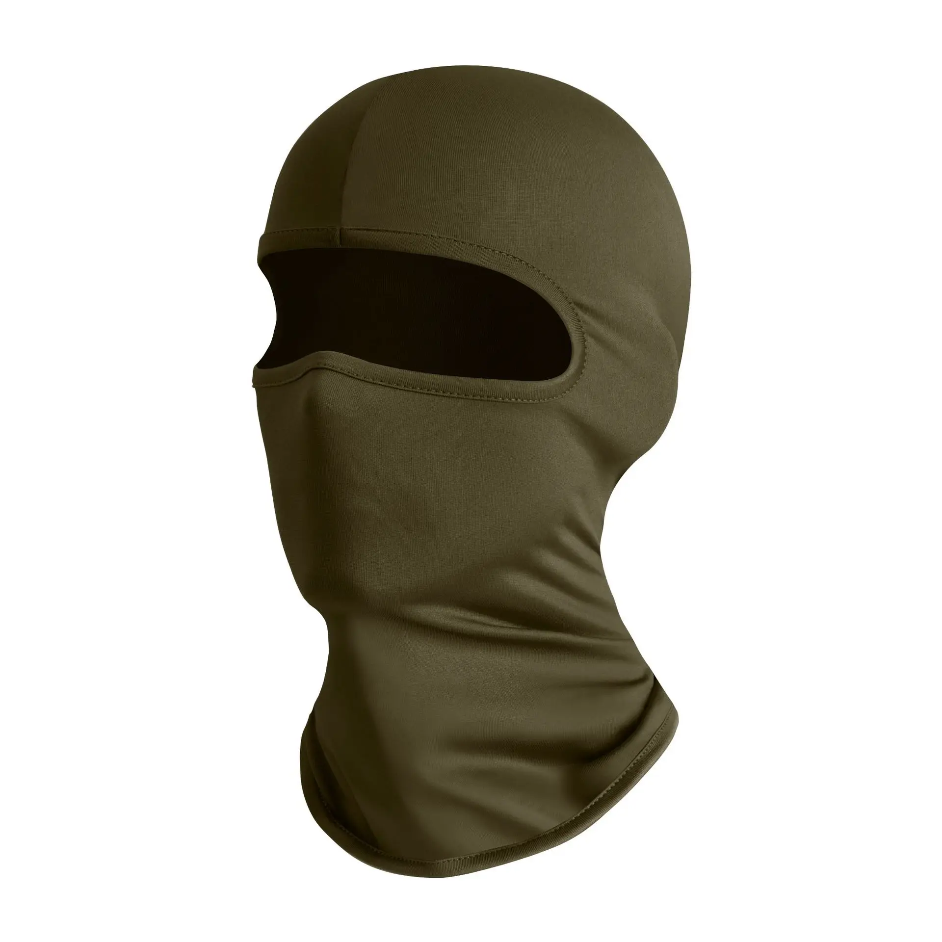 Fietsmasker Kap voor Heren Bivakmuts Volledig Gezicht Motor Fietshelm Hoed Bandana Outdoor Ademend Gezichtsschild Biker Masker: green