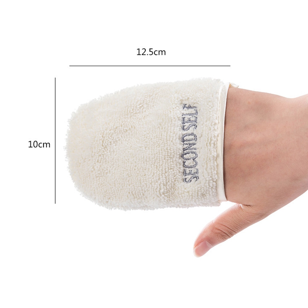 1Pc Women Makeup Remover Soft Fiber Portable Reusable Face Clean Towel Makeup Remover Soft Cleaning Glove Wash Face Tool