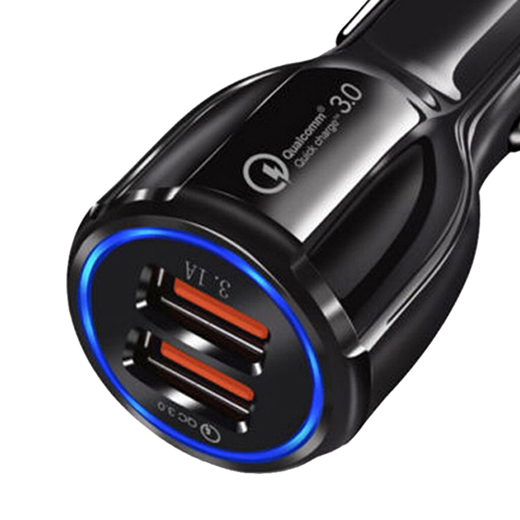 Universal Fast Dual USB Adapter Car Charger Motorcycle Phone Power Supply