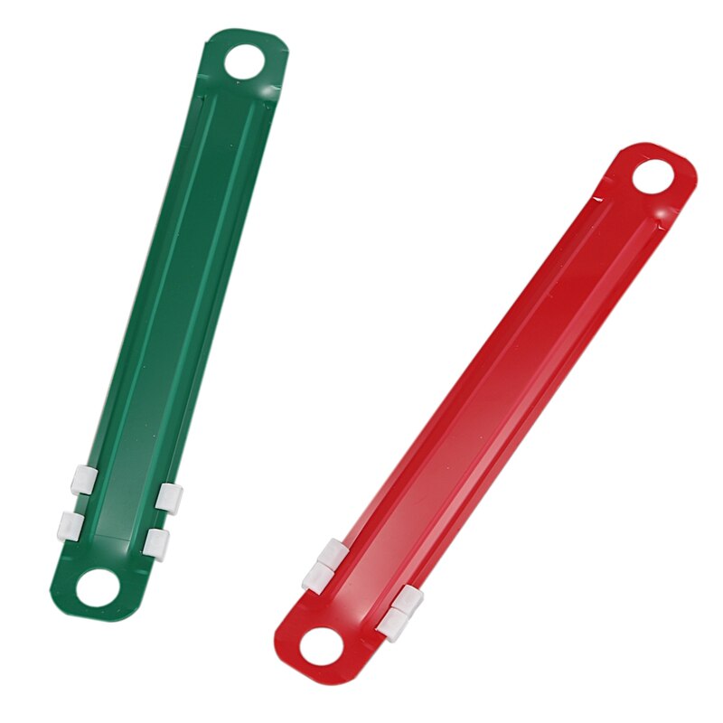 50 Pcs Office School Colorful Plastic Binding Two-Piece Document Paper Fasteners