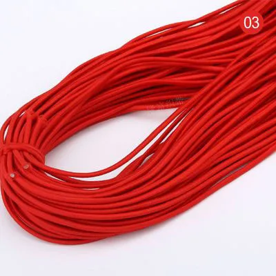 2Mm Kleurrijke Hoge Ronde Elastische Band Ronde Elastische Touw Rubber Band Elastische Lijn Diy Naaien Accessoires 5meter: Antique Copper / 1m