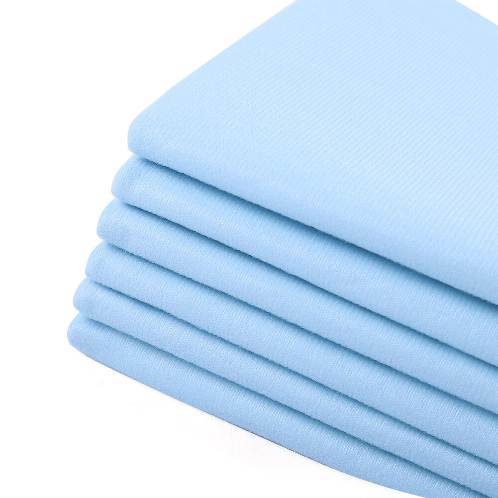 6pcs Reusable Washable Pad An Absorbent Pad For Adults Incontinence Pad Mattress floor mats cushion Blue + White 45 * 60