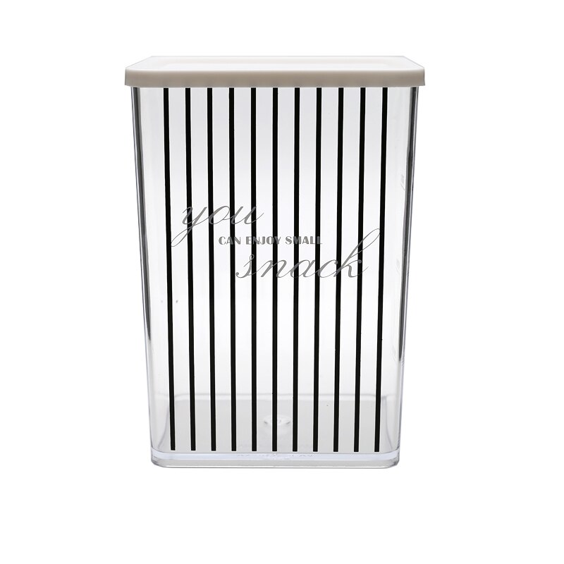 Kitchen Food Grade Plastic Storage Container Transparent Refrigerator Fresh-Keeping Box Sealing Food Preservation Cans: f