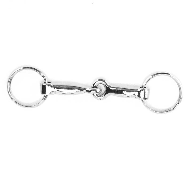 Snaffle Bits Keychain Zinc Alloy Pelham Keychain Single Connector Horse Bit Key Knot Horse Bits Keychain