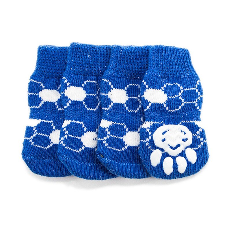 Anti-Slip Pet Dog Stocking Cute Dogs Cotton Socks Pet Winter Warm Socks Dog Paw Protection Socks Pet Booties Accessories &: C / L