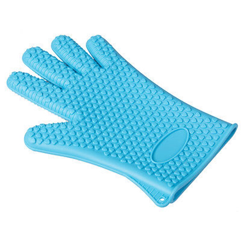 1pcs Heat Resistant Silicone Glove Cooking Baking BBQ Oven Pot Holder Mitt Kitchen Red Search