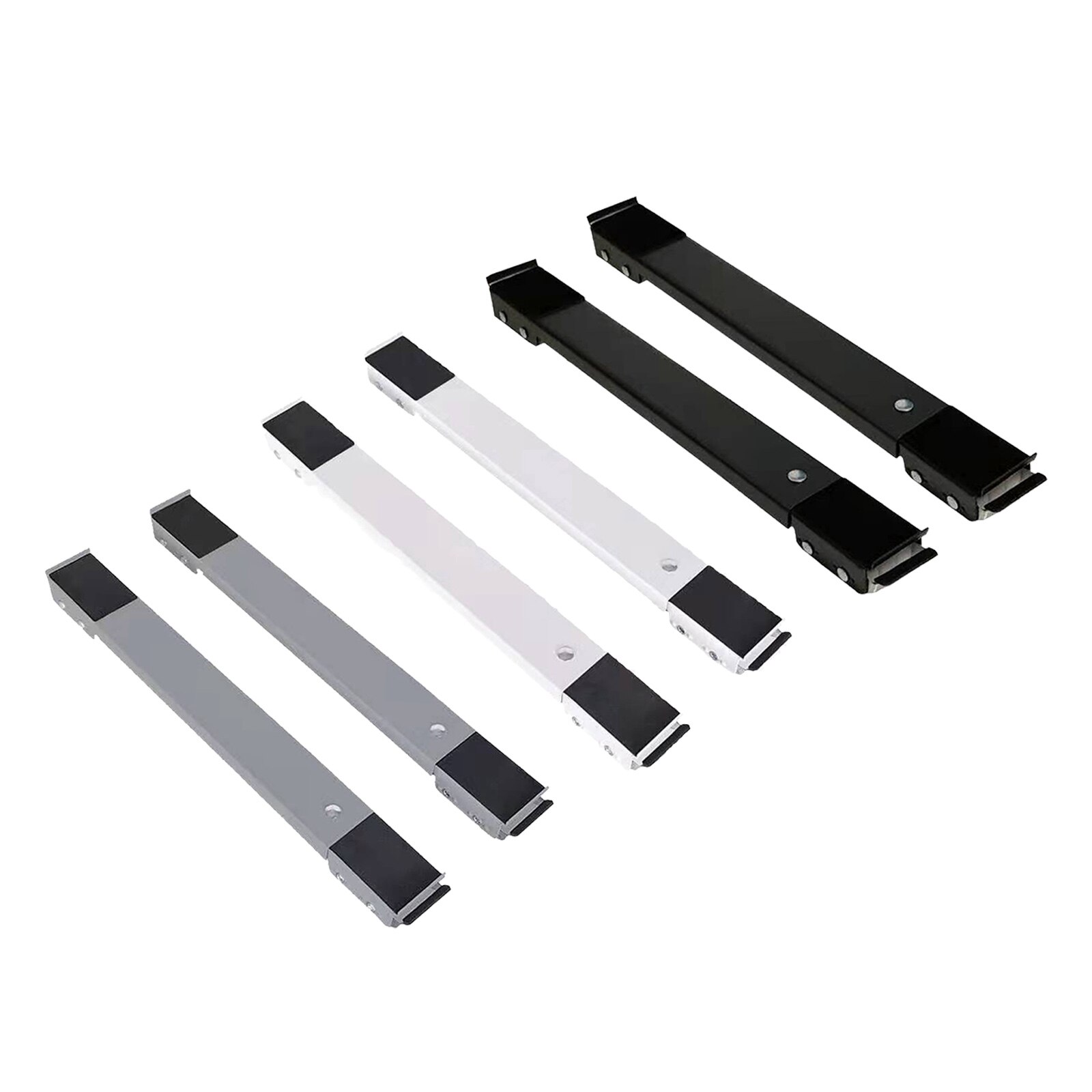 2 Pcs Universal Drum Wasmachine Droger Houder Verstelbare Wasmachine Stand Base Multi-Functionele Beweegbare Trolley