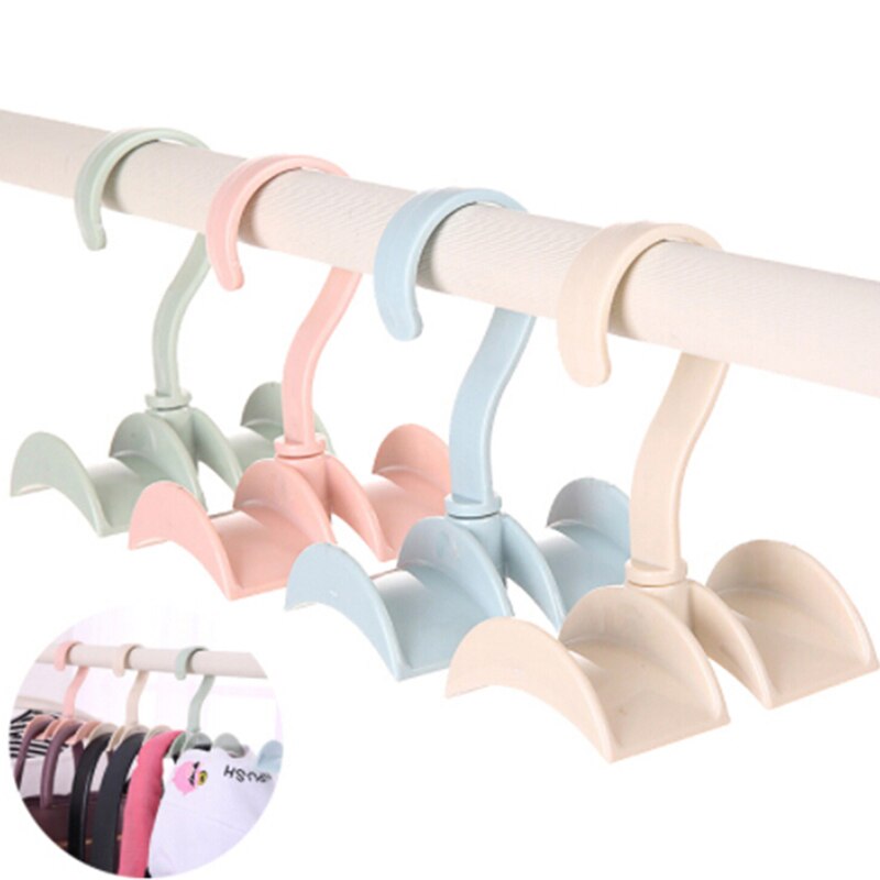 Garderobekast opbergtas opbergrek plastic hanger multifunctionele stropdassenrek spijkervrije tassenhaak