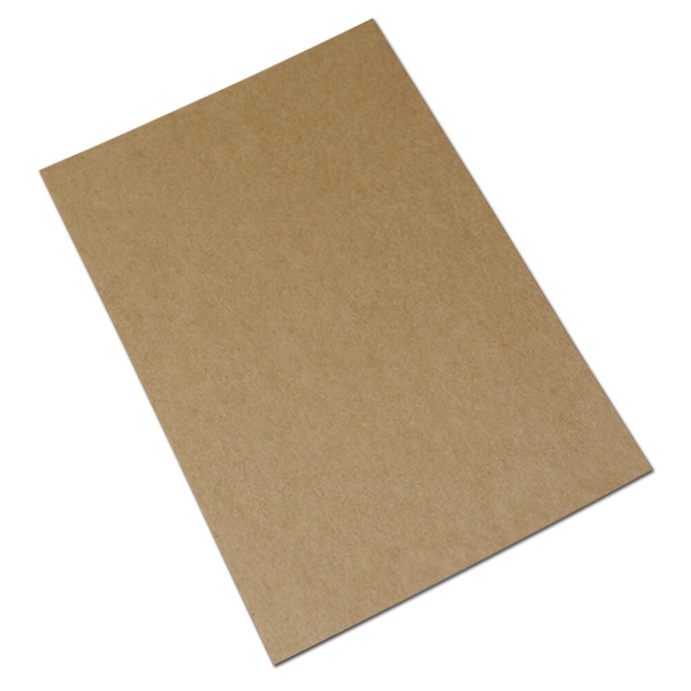 100Pcs Kraft Paper Blank Card Greeting Cardboard Invitation Card Retro Message Postcards for Wedding Birthday Party Invitation