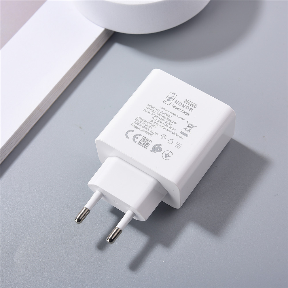 HONOR – chargeur d'origine 66W EU US, adaptateur mural rapide, câble USB 6A pour Honor X9C 90 80 Pro Magic 7 Lite Vs3 V3 V2 Vs2: IL