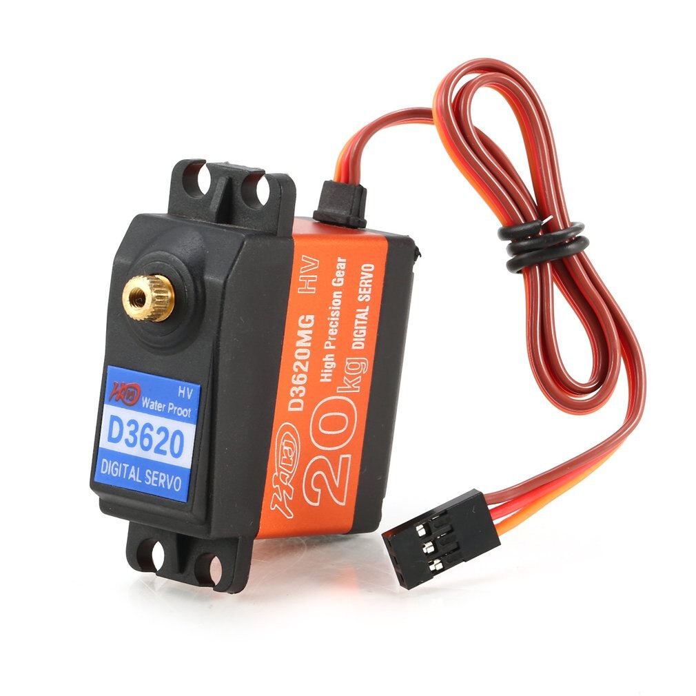 HDKJ D3620MG 20KG 180 Degree Waterproof Metal Steering Digital Metal Gear Core Servo with High Torque for RC Car Boat