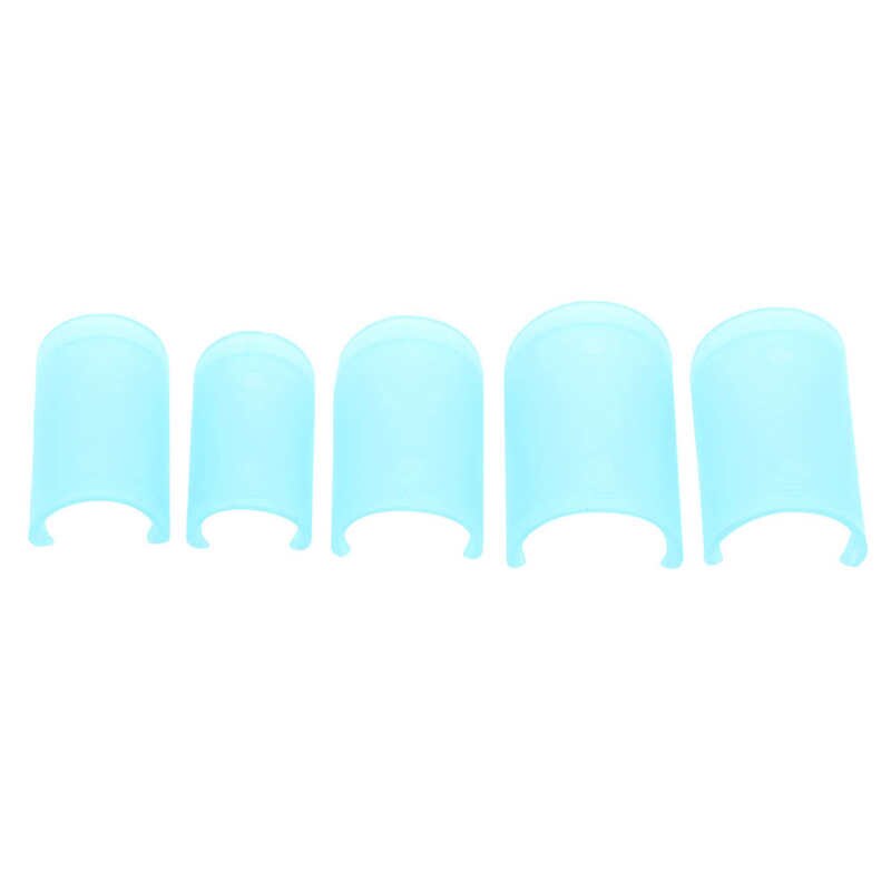 5Pcs Bamboe Fluit Membraan Protector Abs Traditionele Chinese Instrument Accessoires: Blauw