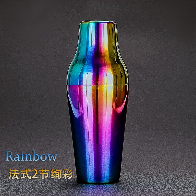 Parisienne Cocktail Shaker-Franse Stijl-20 Oz: Rainbow