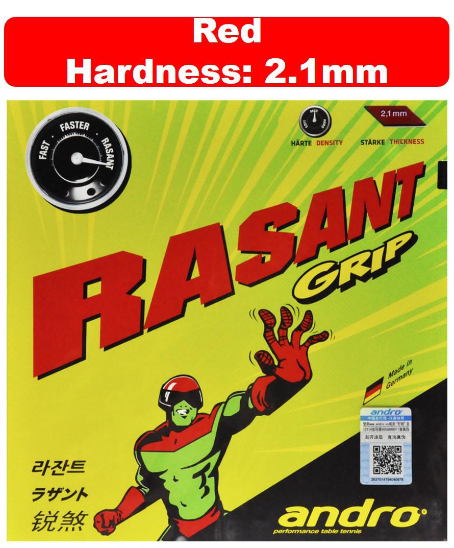 Genuine Andro Tenis De Mesa goma Rasant Grip granos en Pips-En Ping Pong esponja Tenis De Mesa: G red